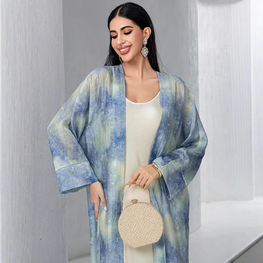 Abaya Kimono et Robe Raffinées léger