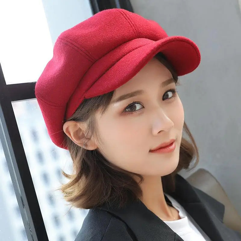Chapeau Béret Femme Rouge