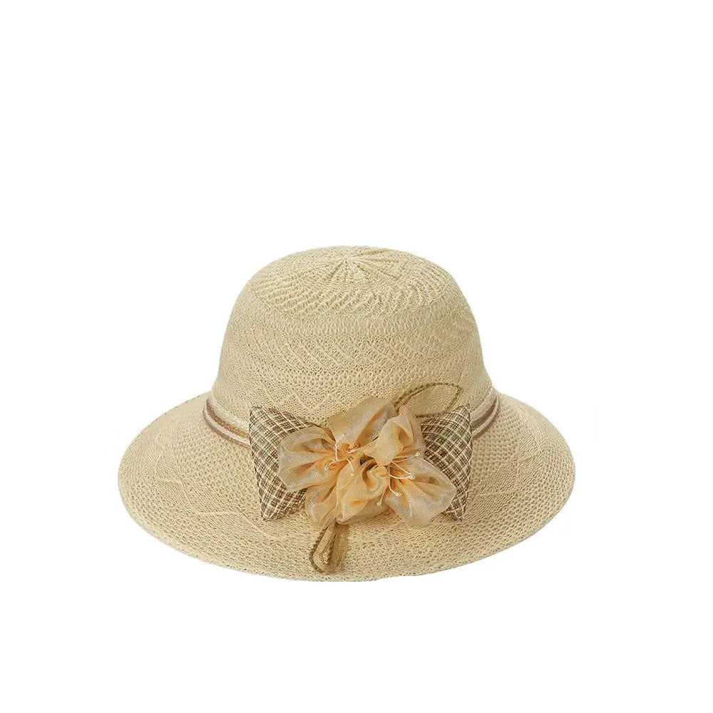 Chapeau de Paille à Fleur Jaune