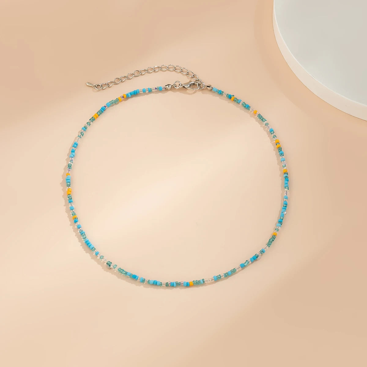 Collier de Perles Bohème Bleu