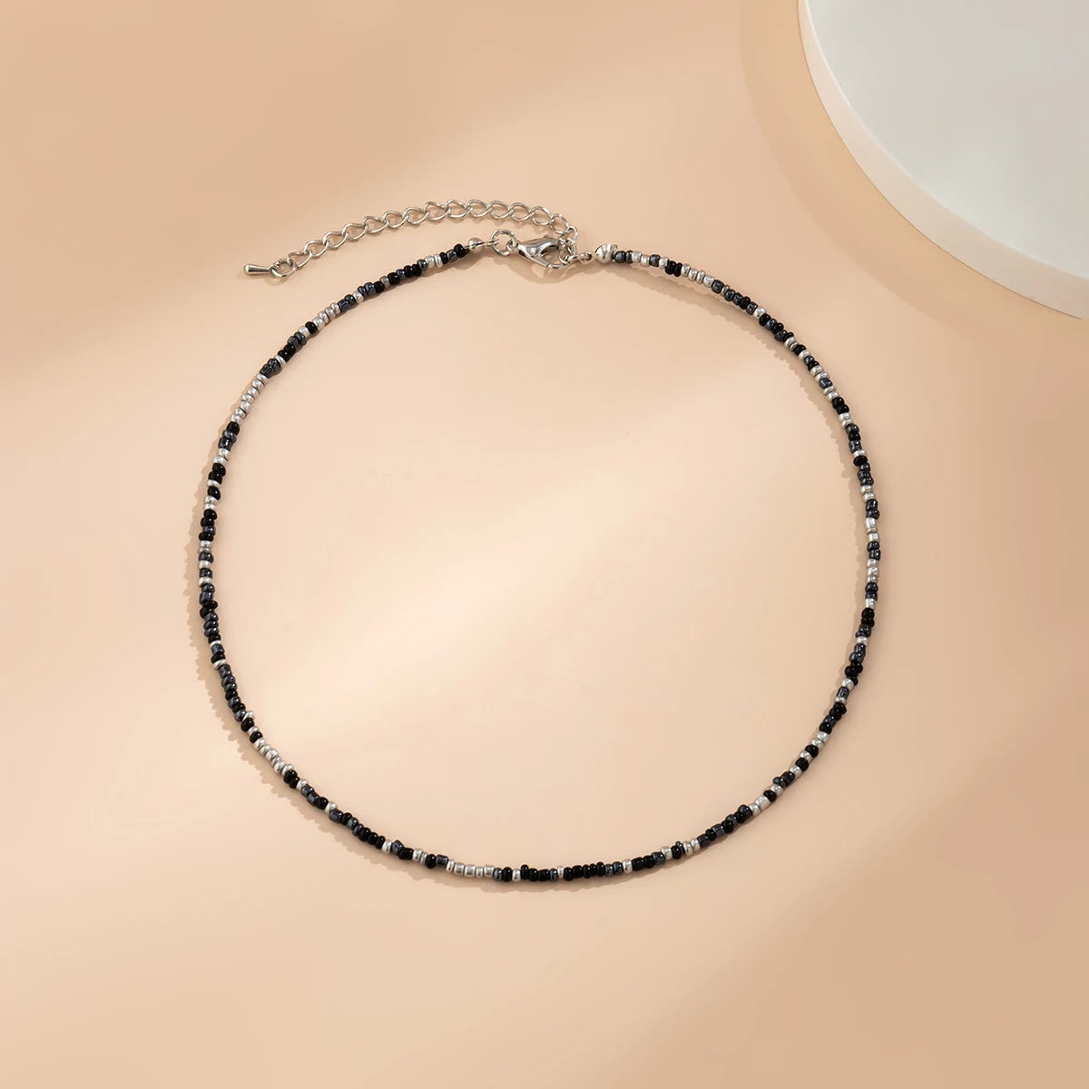 Collier de Perles Bohème Noir