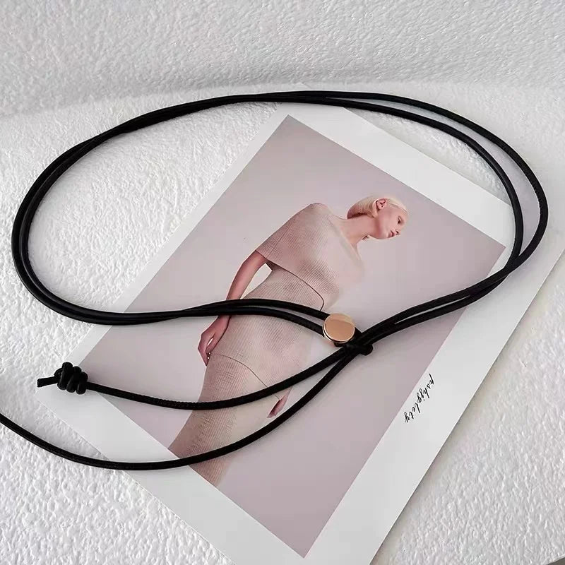 Corde Design Réglable Noir