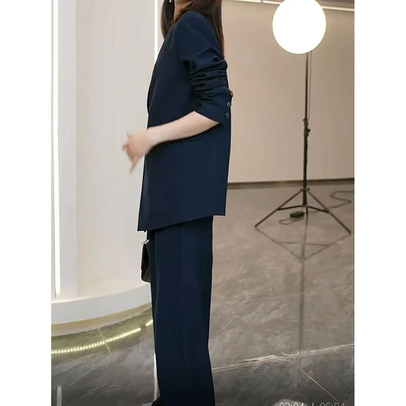 Ensemble Kimono Bleu Marine
