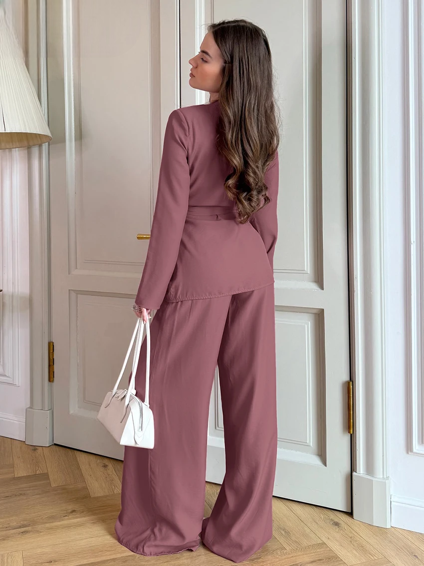 Ensemble Kimono Rose Foncé Chic