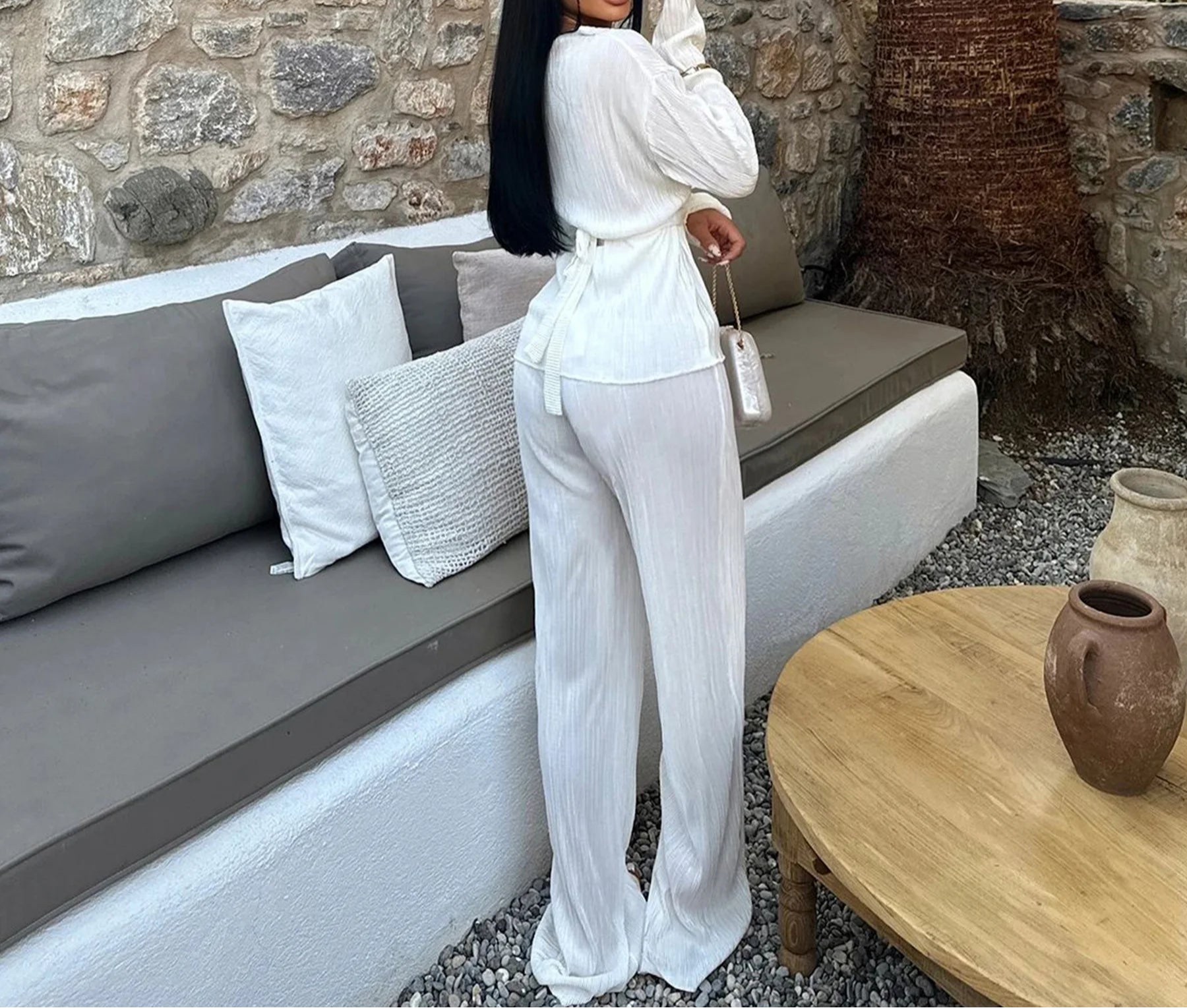 Ensemble Kimono Sexy Épuré Léger