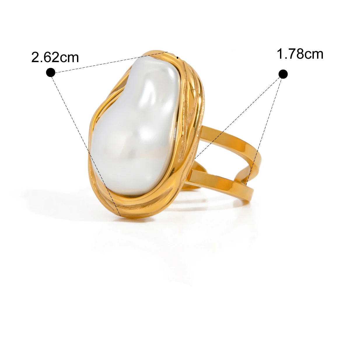 Grand Bague Sertie de Pierre Stylé