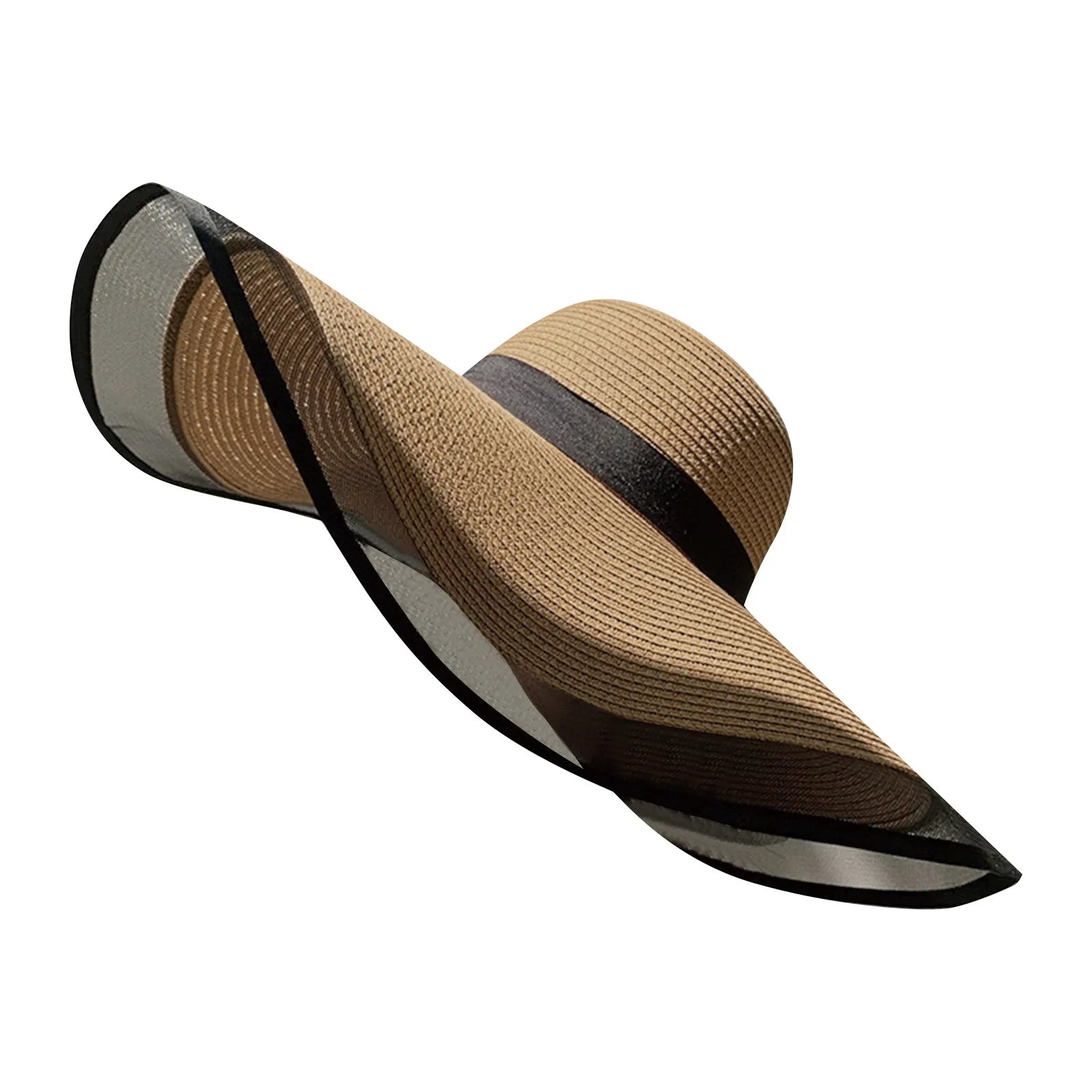 Grand Chapeau de Plage marron