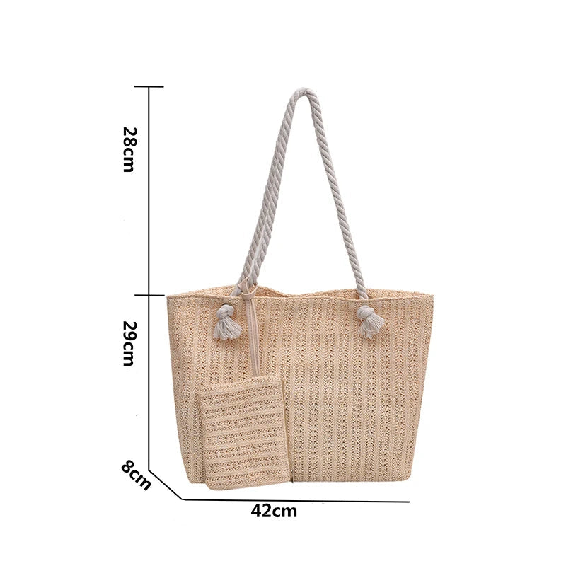 Grand Sac à Main Chic Beige Stylé