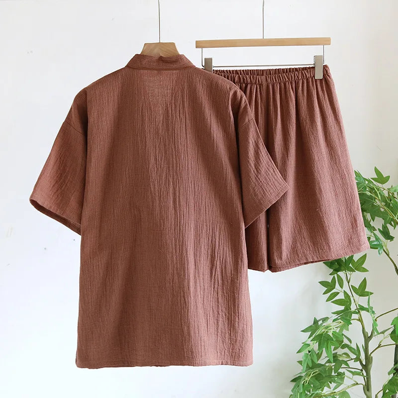 Jinbei Homme Court Confortable Stylé