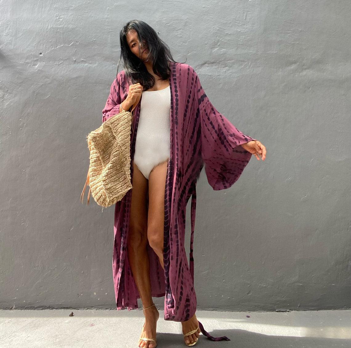 Kimono Femme Violet Cool