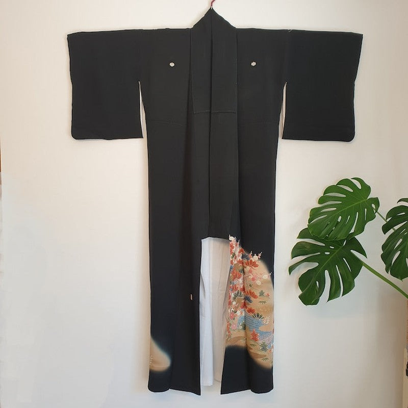 Kimono Japonais en Soie Femme Ample