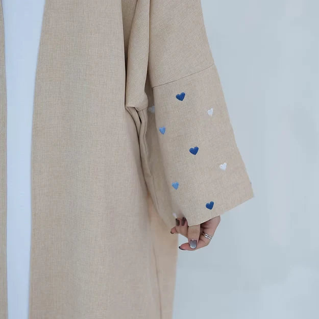 Kimono Abaya Confortable en Lin