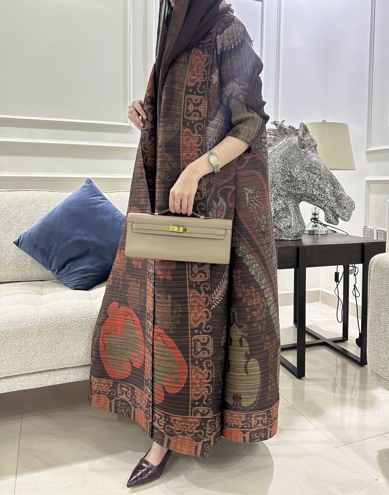Kimono Abaya Marron Raffiné chic