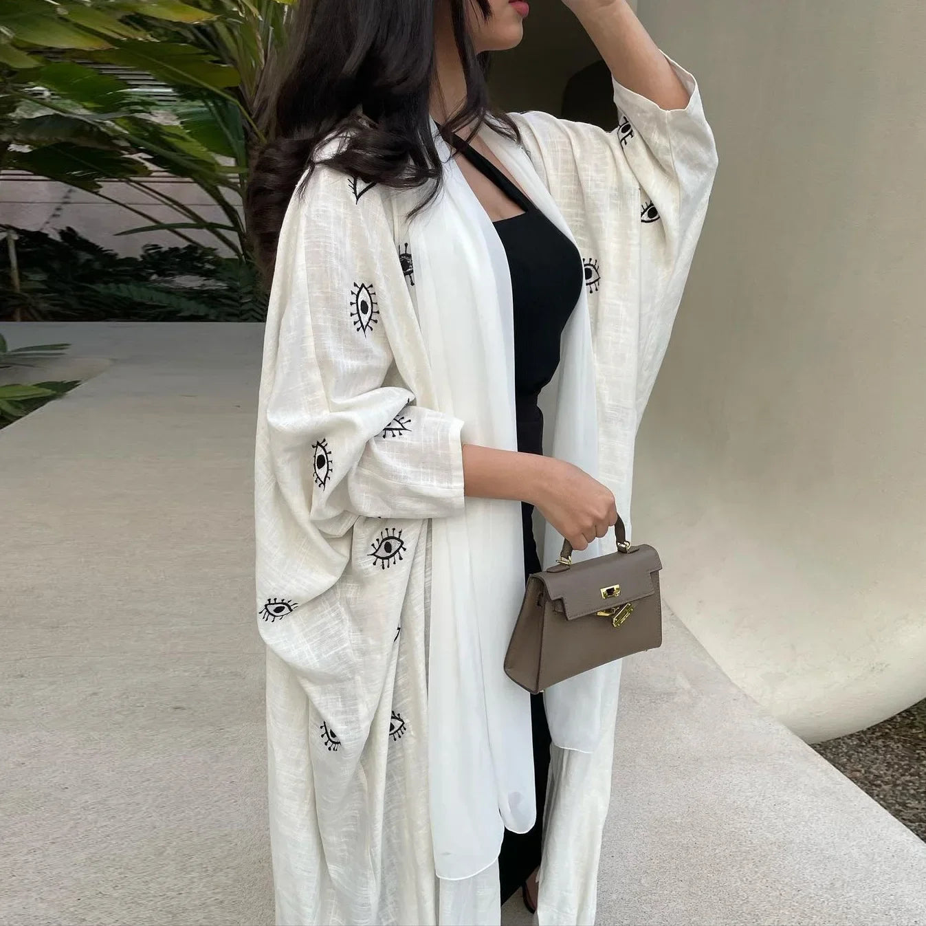 Kimono Abaya Mauvais Œil chic
