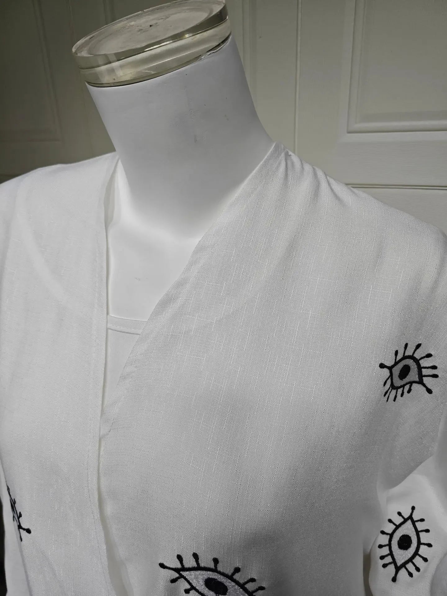 Kimono Abaya Mauvais Œil col V