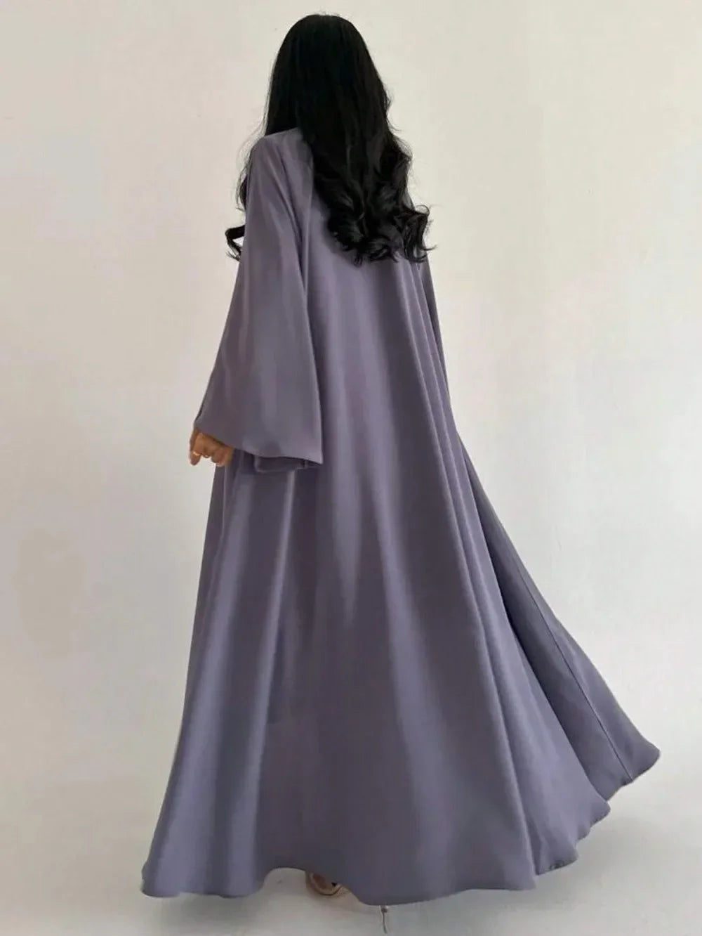 Kimono Abaya Mauve Raffinée élégant