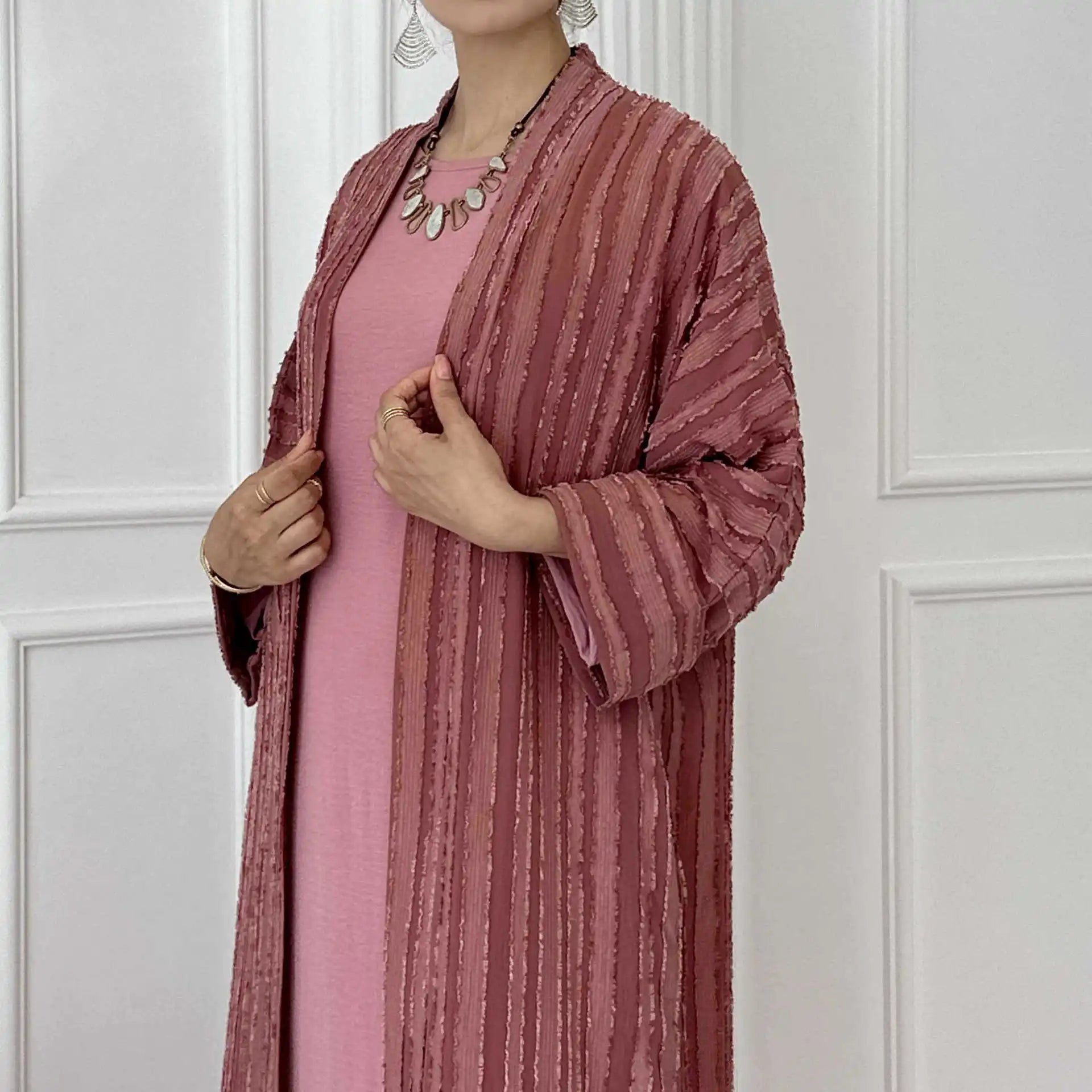 Kimono Abaya Rose Stylé