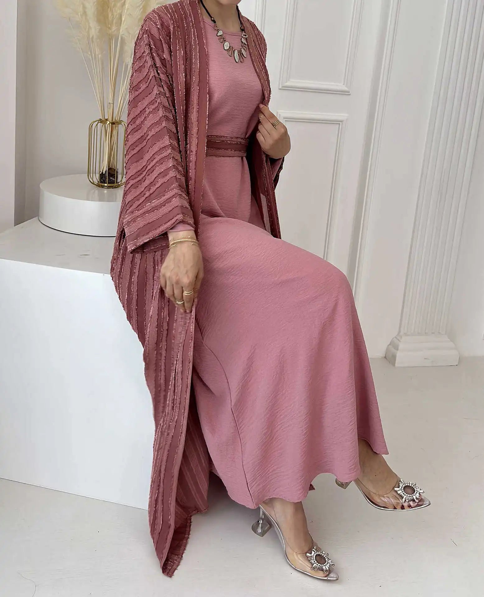 Kimono Abaya Rose Stylé