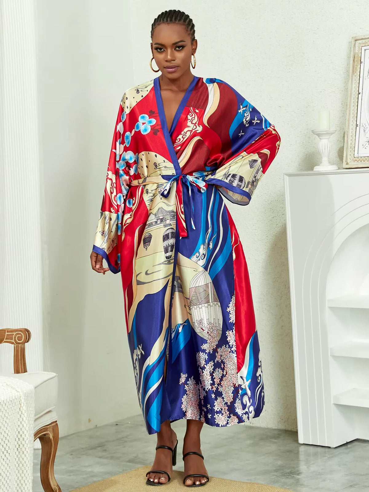Kimono Pyjama Satin Design