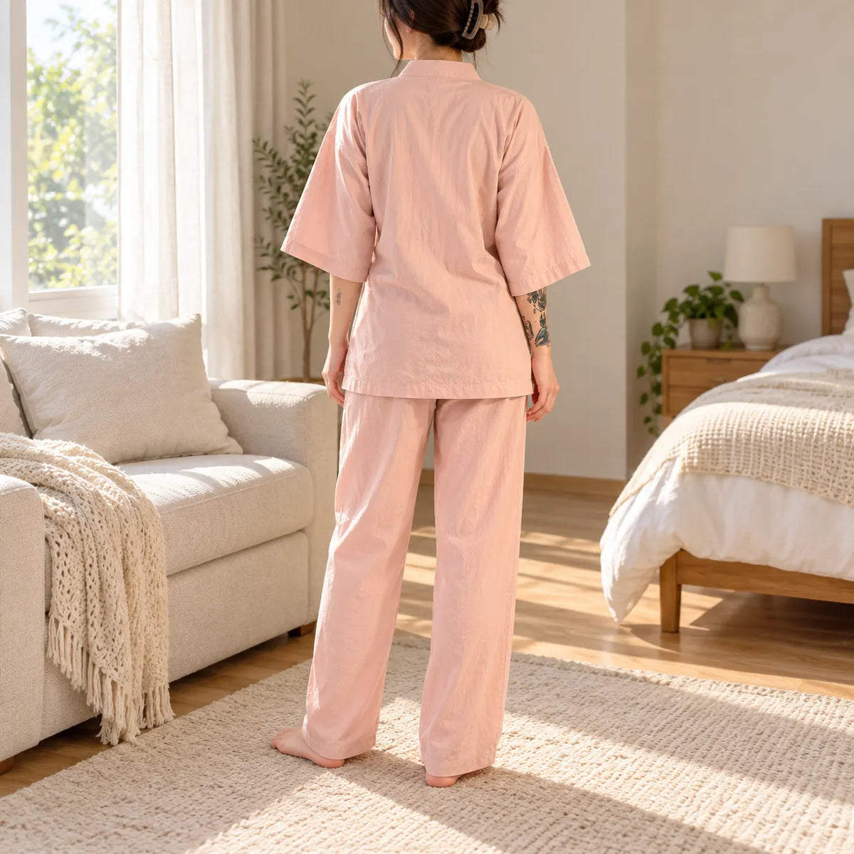 Kimono Pyjama Traditionnel Dos