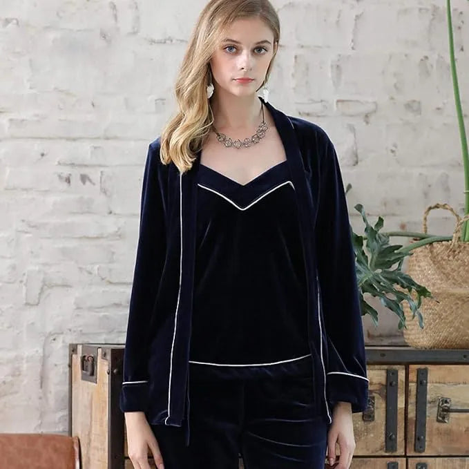 Kimono Velours Pyjama Femme Stylé