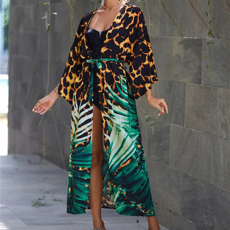 Kimono de Plage Stylé Confortable Léger