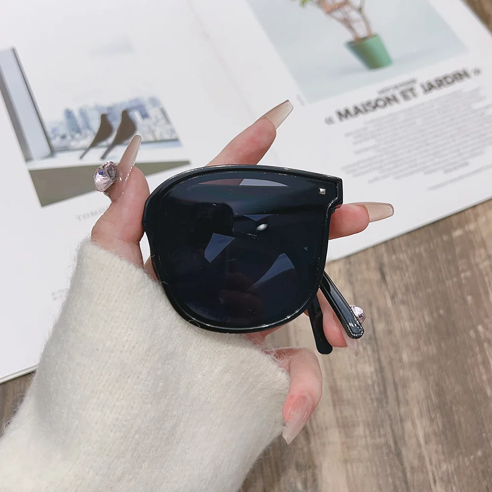 Lunettes de Soleil Pliable Noir