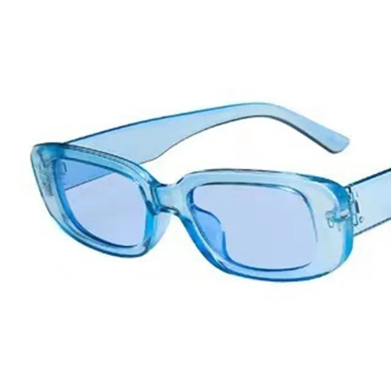 Lunettes de Soleil Transparentes Bleu