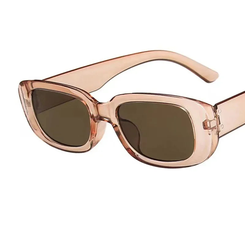 Lunettes de Soleil Transparentes Marron