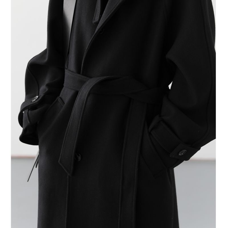 Manteau Long Noir Femme Hiver