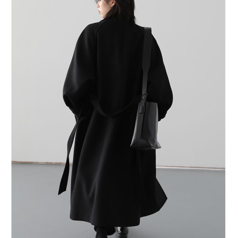 Manteau Long Noir Femme Hiver