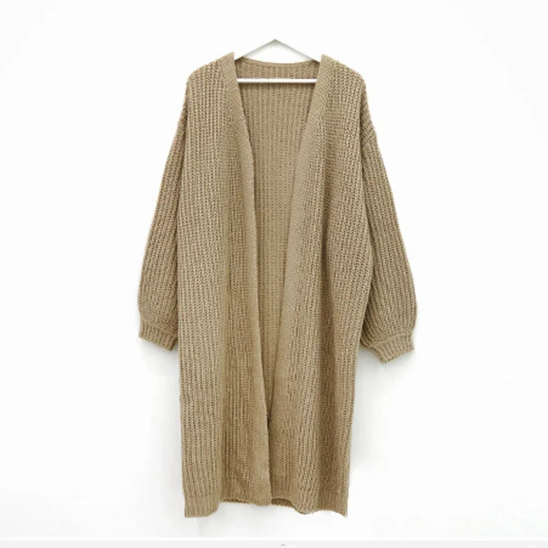 Manteau Kimono Décontracté Streetwear Beige