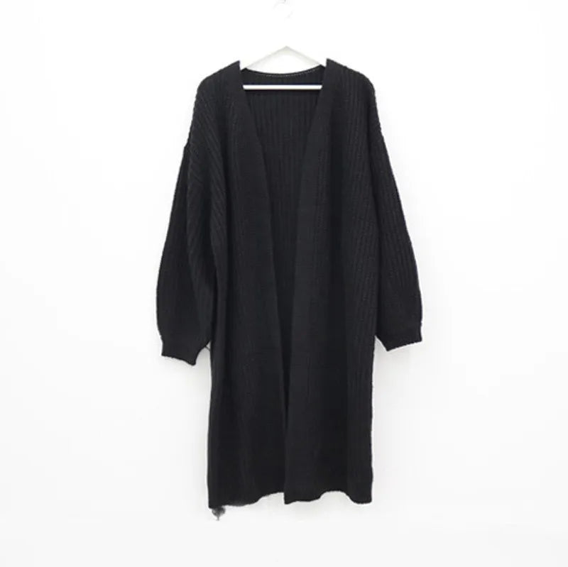 Manteau Kimono Décontracté Streetwear Noir