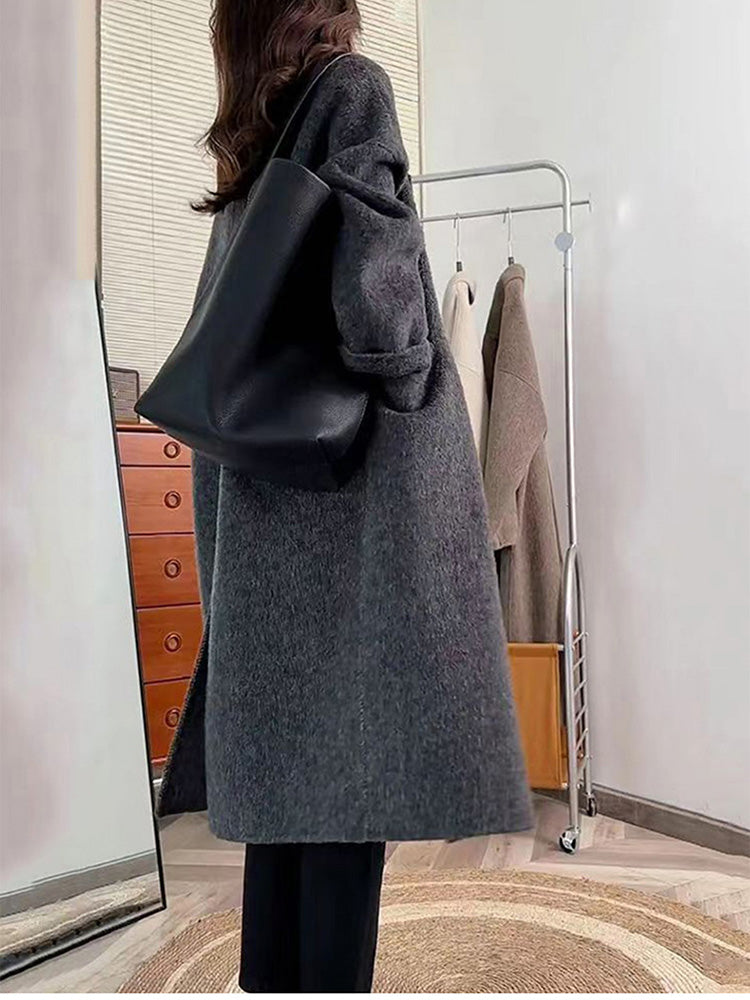 Manteau Mi-Long Style Kimono Chic