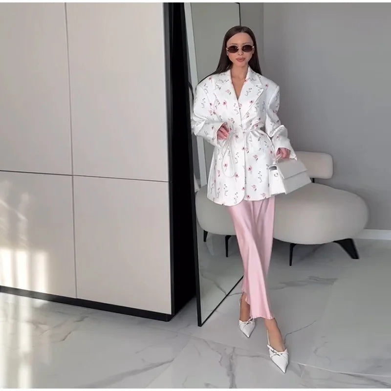 Manteau Style Kimono Floral Tendance