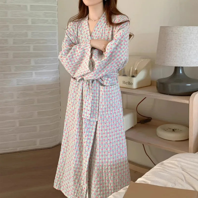 Peignoir Kimono de Nuit Femme