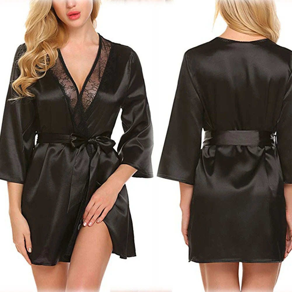 Peignoir Moderne Femme Noir