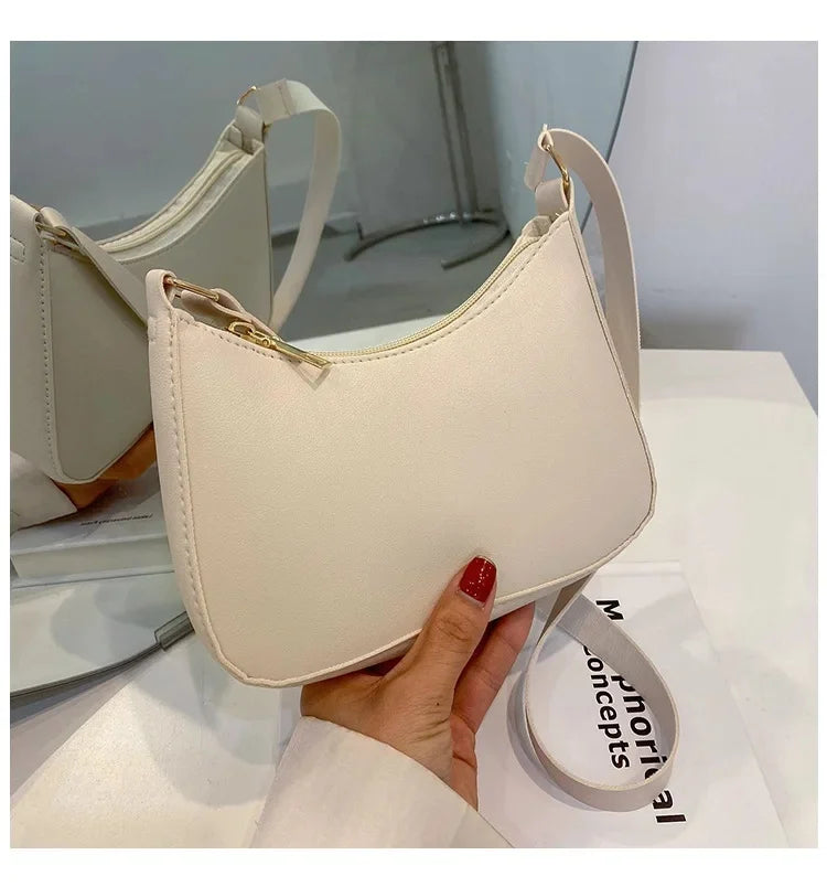 Petit Sac Bandoulière Femme Tendance Beige