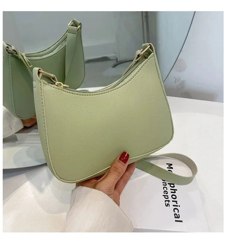 Petit Sac Bandoulière Femme Tendance Vert