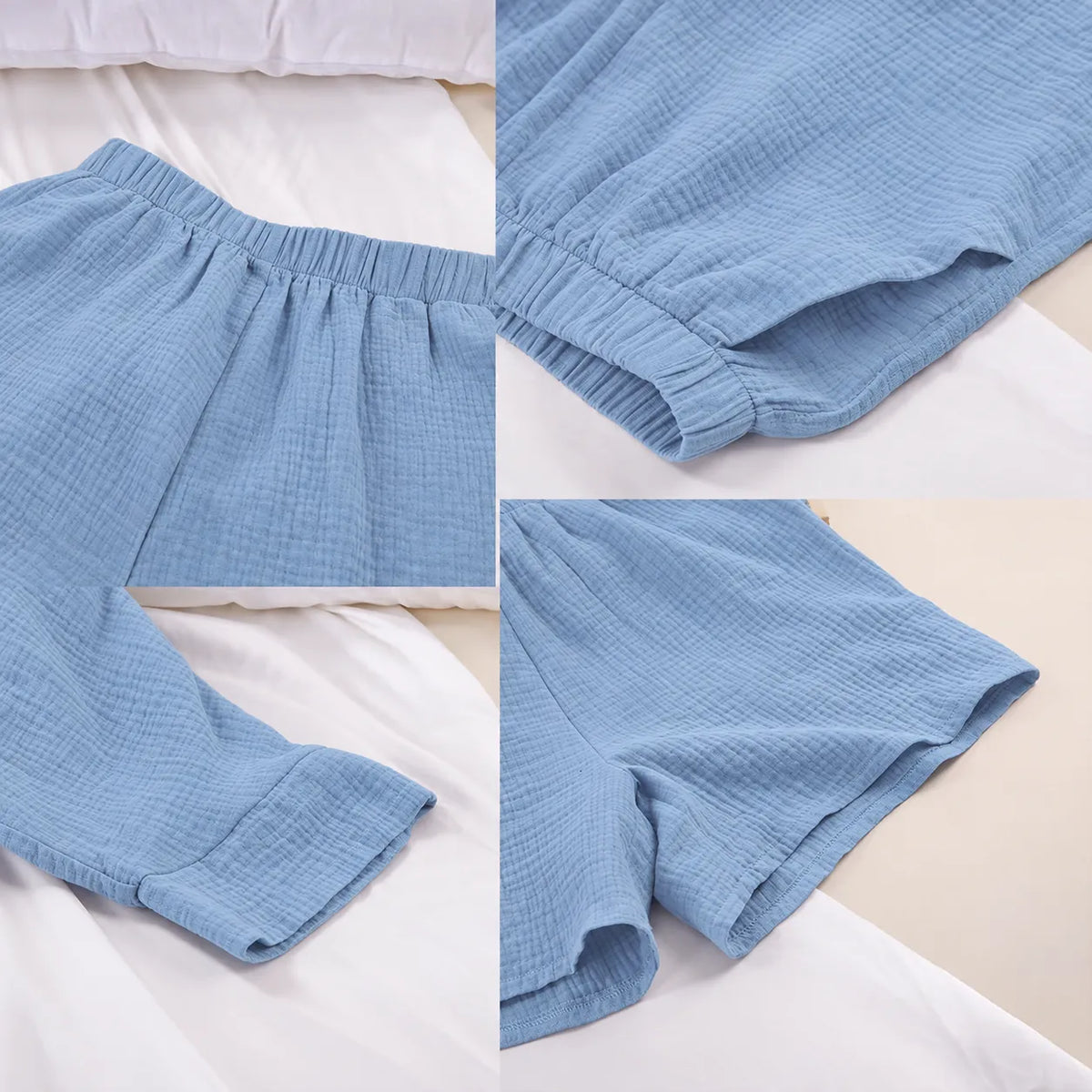Pyjama Femme Bleu Ciel Design