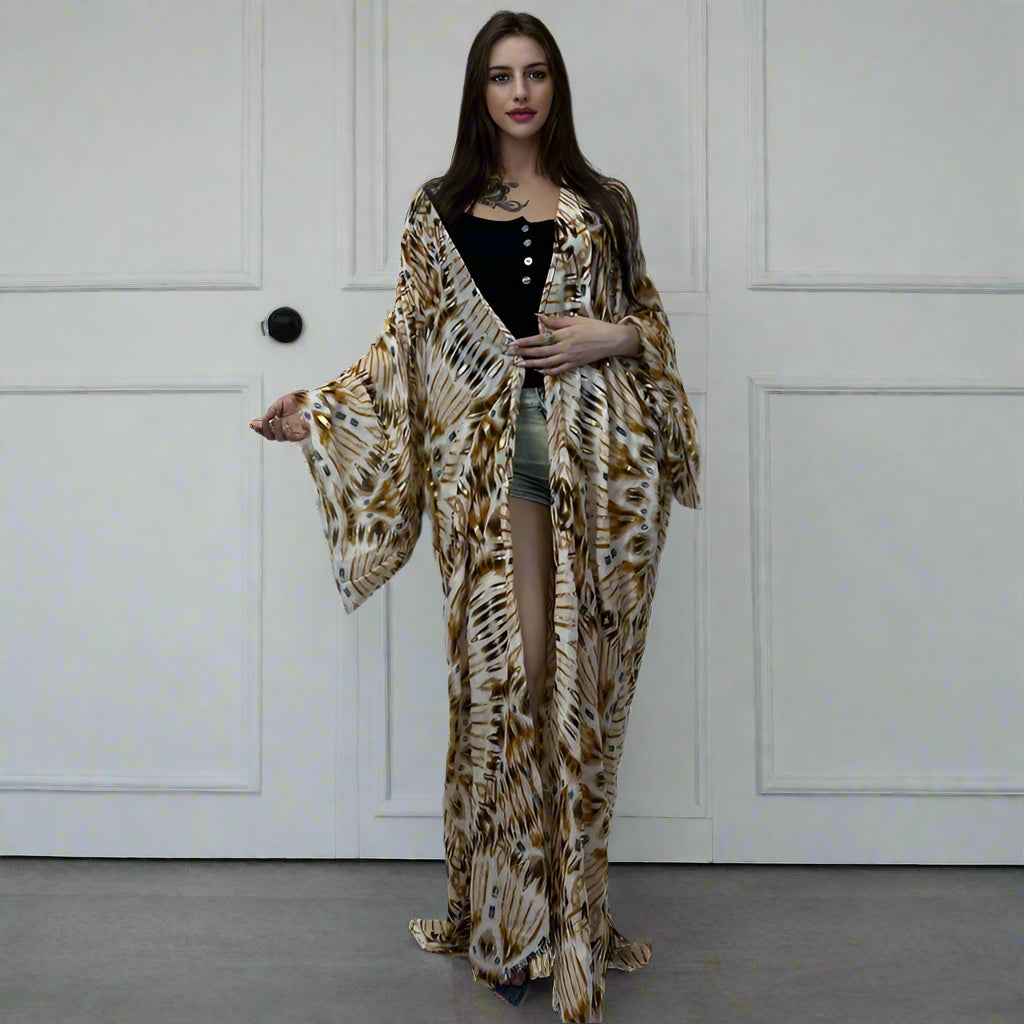 Robe de Chambre Kimono Soyeux Style
