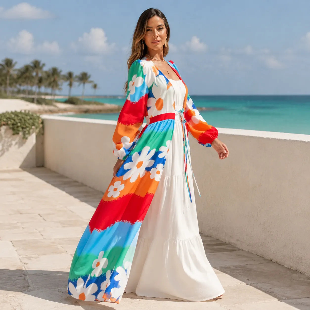 Robe de Plage Elégante Léger