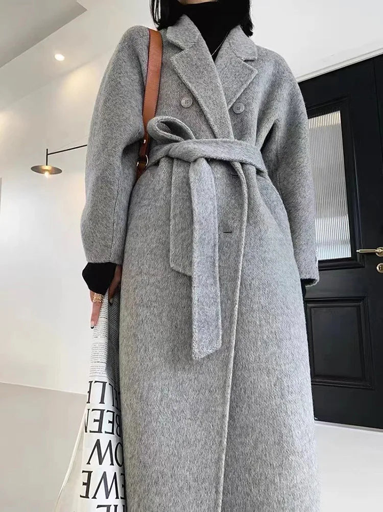 Manteau Kimono Laine Soyeux