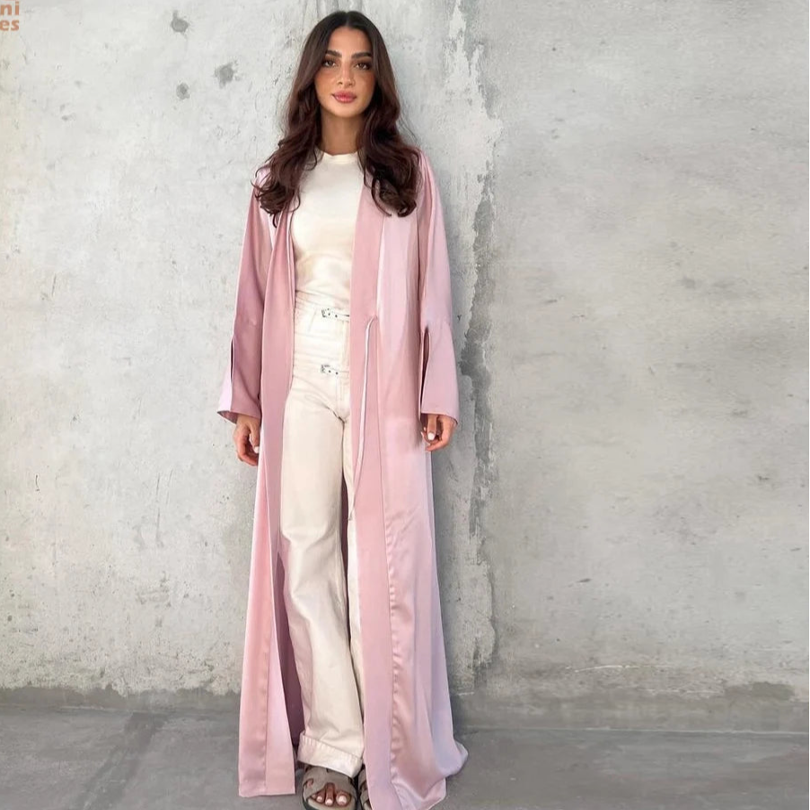 Kimono Abaya Rose Elégant