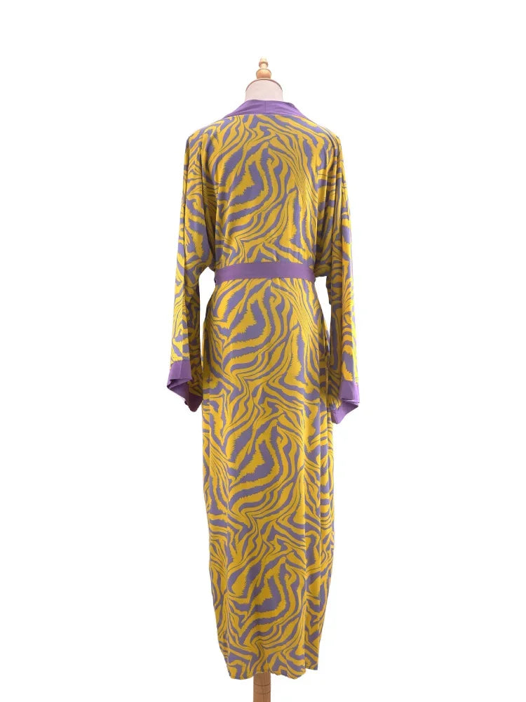 Kimono Femme en Pagne Dos