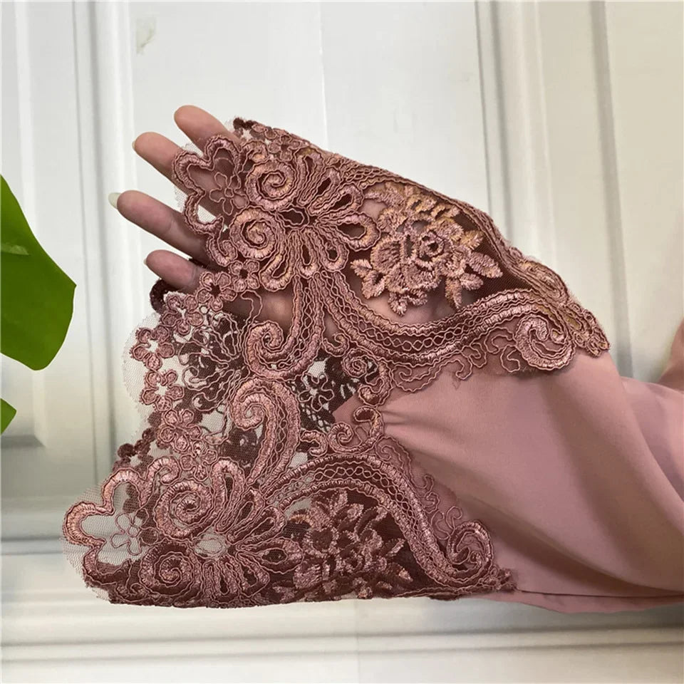 Kimono Abaya Rose Poudré Raffiné Douce