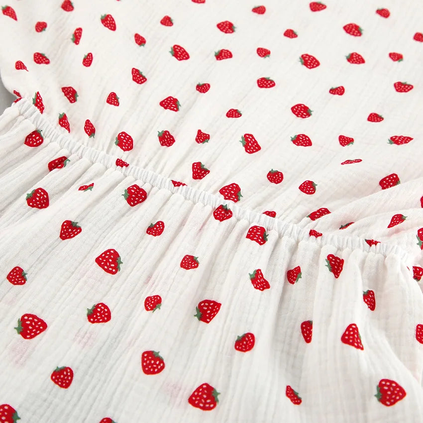 Petite Robe Kimono en Coton tendance
blanche