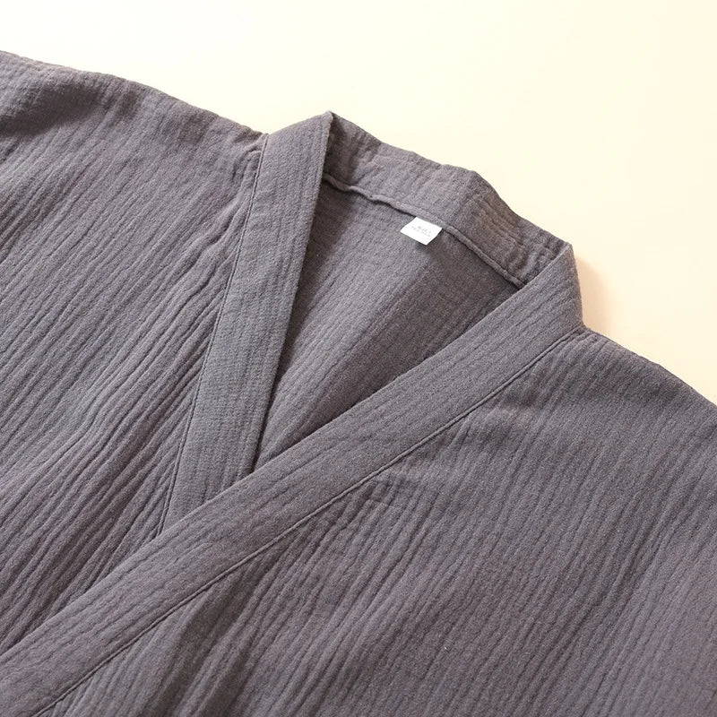 Robe Kimono de Maison Confortable col V