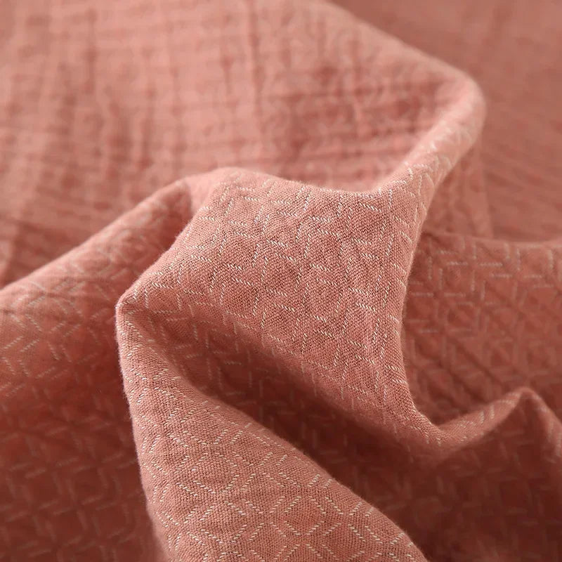 Pyjama Kimono Chaud Rose coton