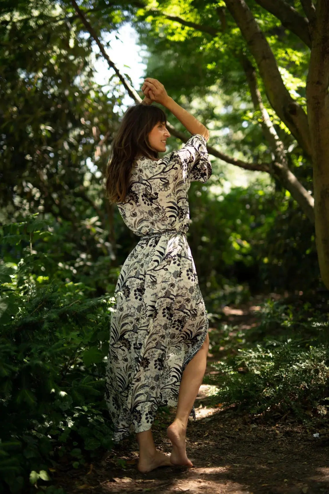 Robe Kimono Soie Cool